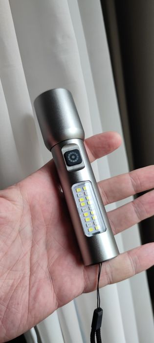 Lanterna LED Aluminiu/5 Moduri De Iluminare/Incarcare Tip-C