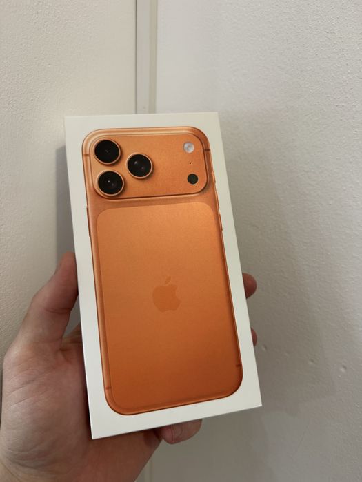 iPhone 17 Pro Max, 512GB, Cosmic Orange, Nou, Sigilat