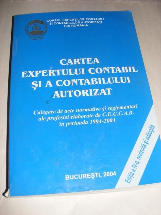 Cartea Expertului Contabil Si A Contabilului Autorizat-CECCAR 2004,