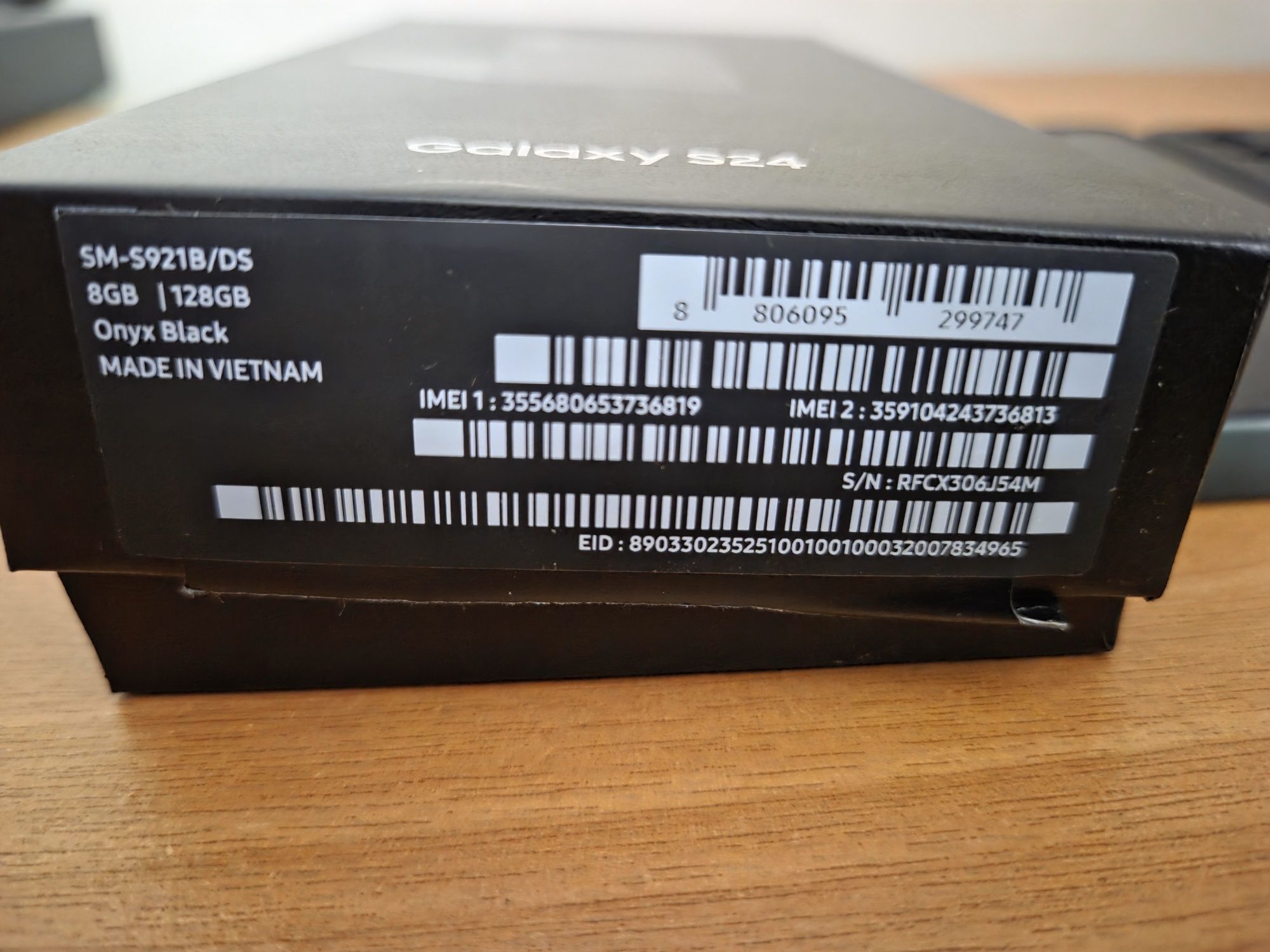 Samsung s24 black onyx Гаранция, Отличен