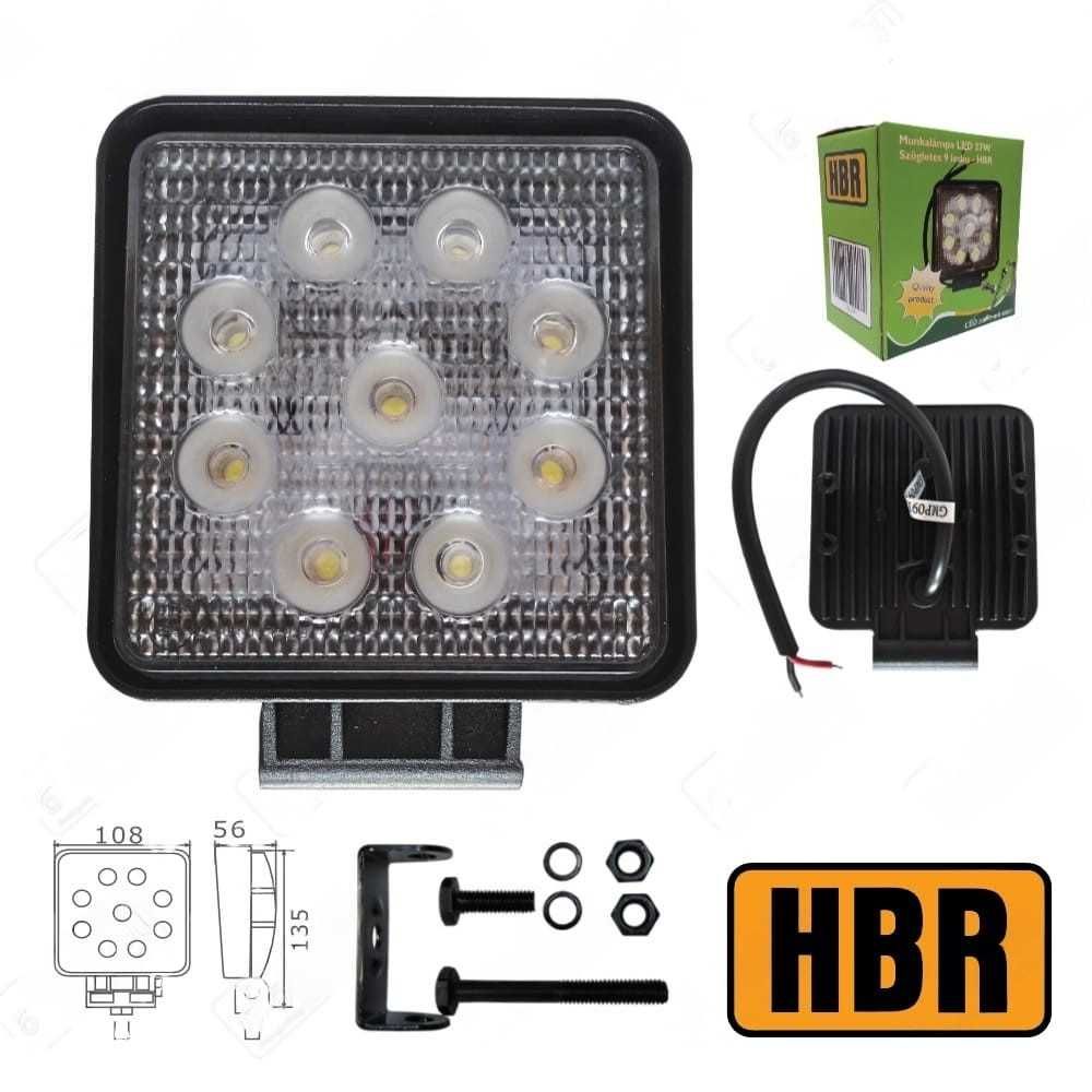 Proiector Patrat LED 9W 1280 Lumeni HBR