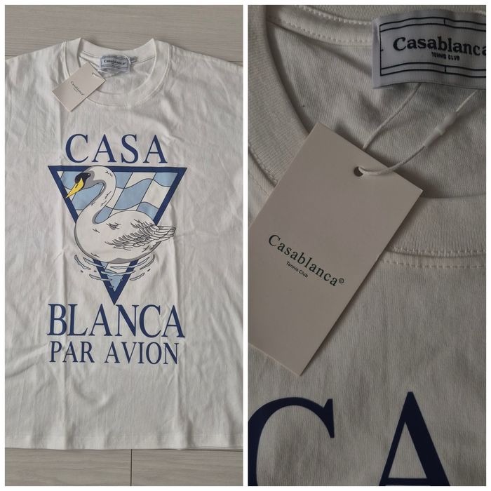 tricou casa blanca alb