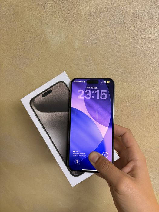 Iphone 15 Pro Max Natural Titanium