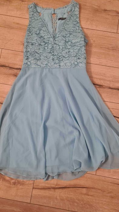 Къся синя рокля Esprit