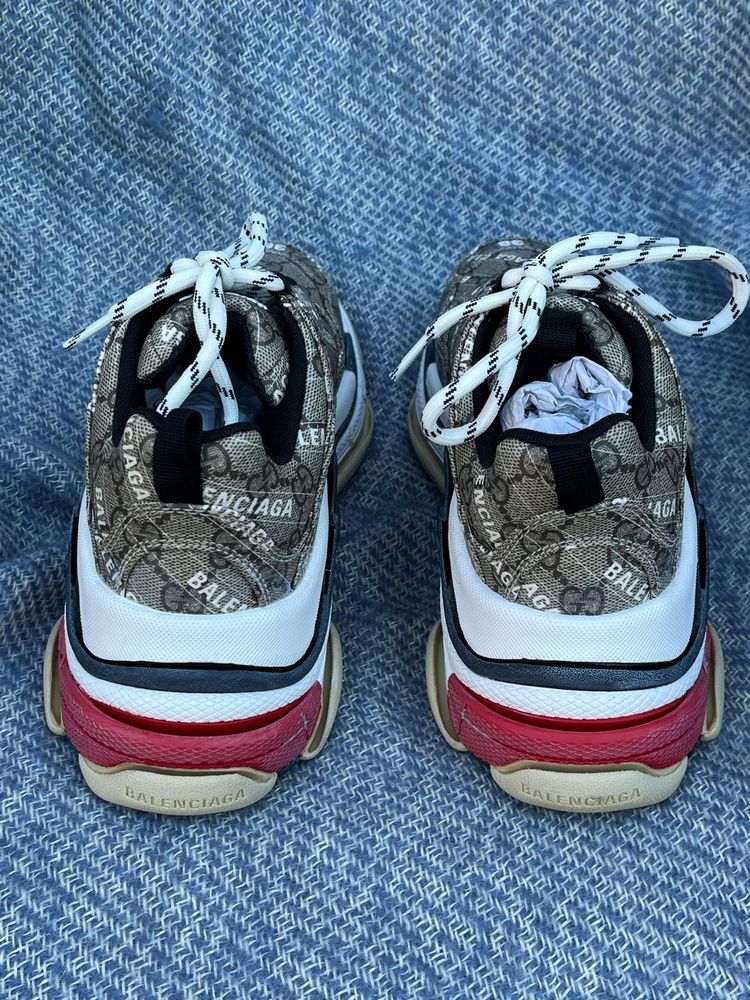 Adidasi Gucci x Balenciaga Triple S, marimea 38