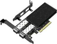 Placă rețea PCIe SFP 10Gb controler Vimin X520-2S,adaptor Ethernet