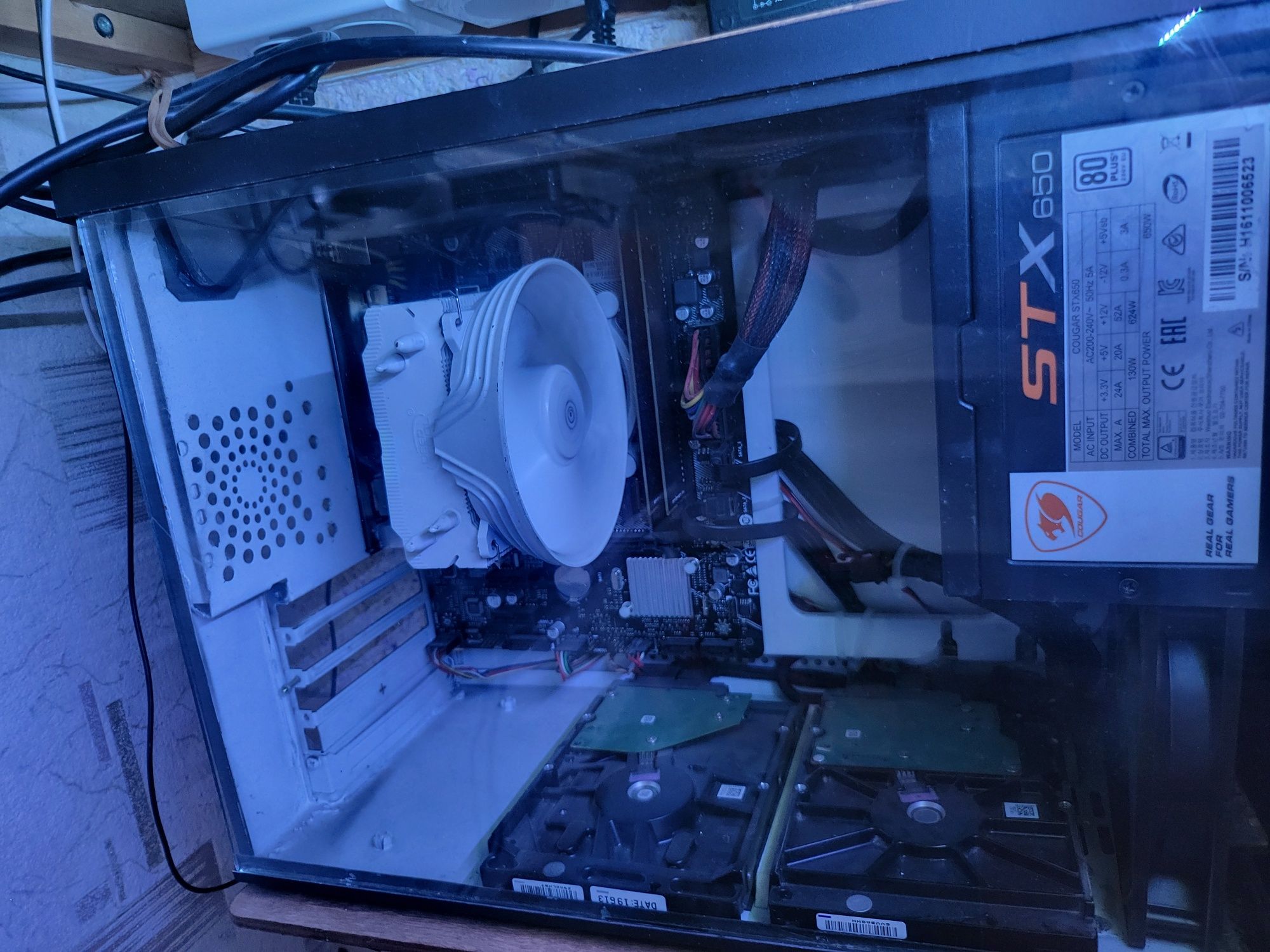 ATX компьютер g6400 16g h410mh  хард 500г. +бонус
