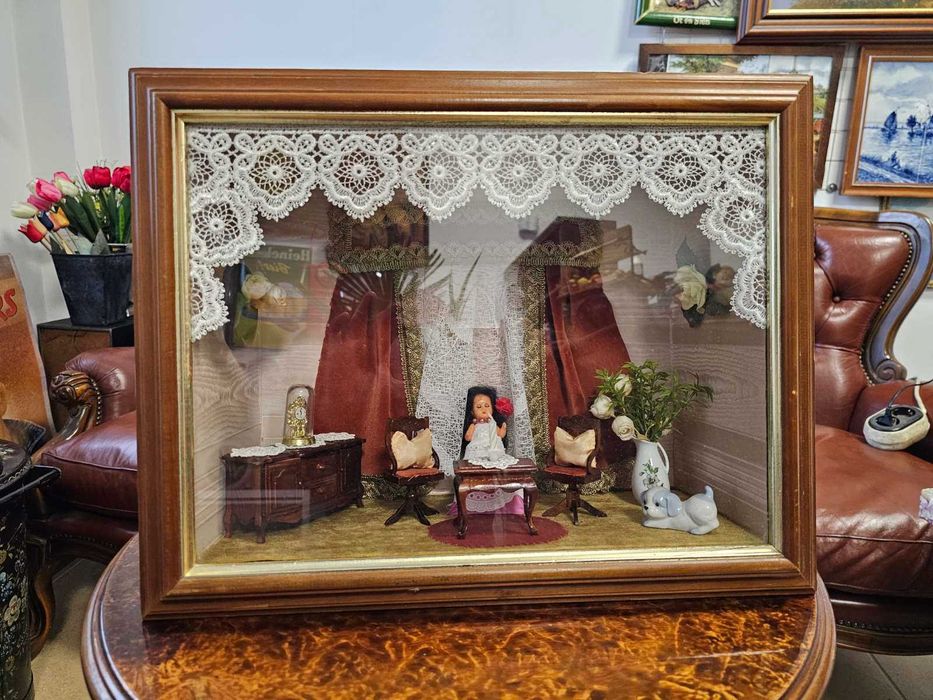 Ръчно изработено ретро шкафче