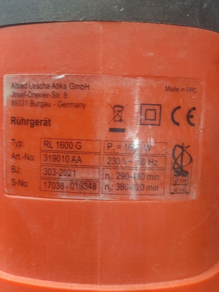 Mixer mortar GUDE
