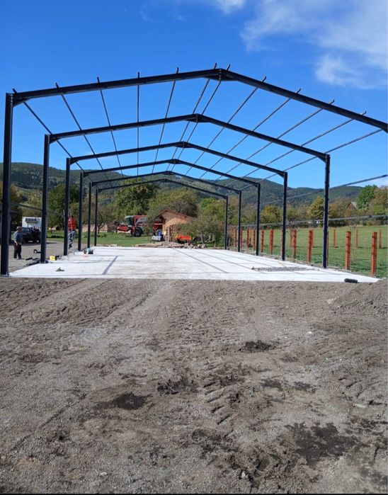Vand structura metalica 12x25 din europrofile ipe livram si montam