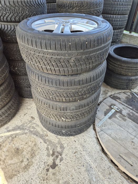 Jante Aluminiu mercedes R 18 5x112 cu anvelope de iarna 235/55/18