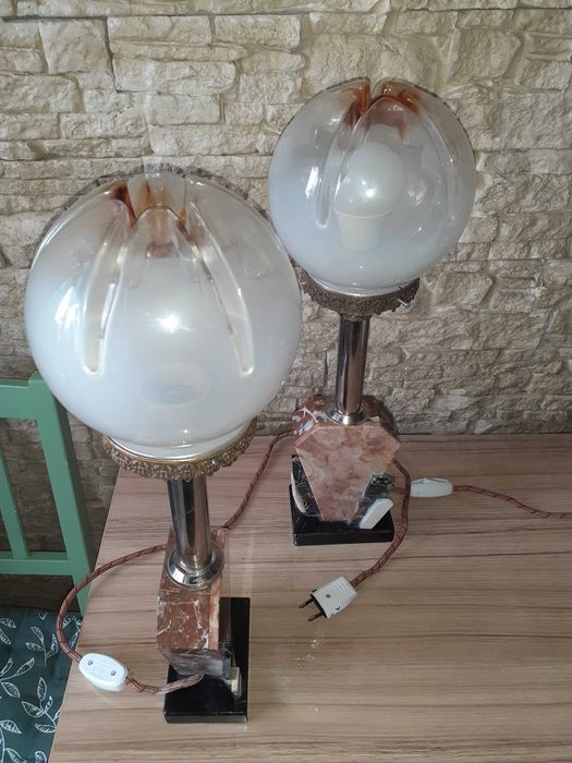 Vand pereche de lampi art deco deosebite