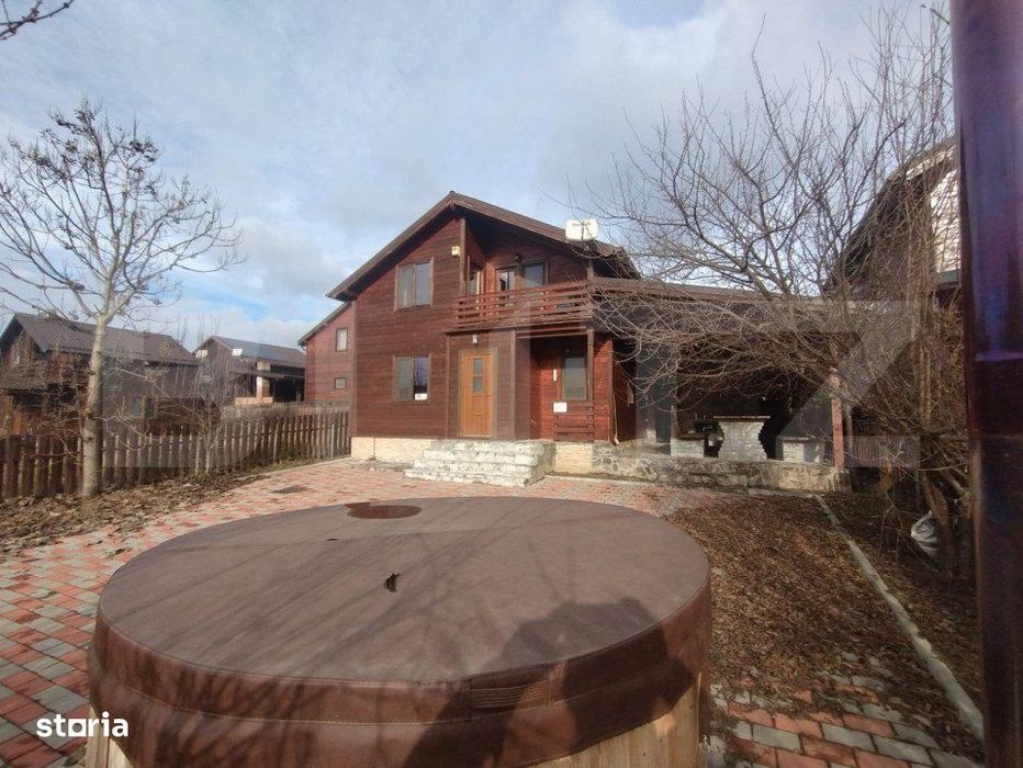 Cabana 2 nivele,90 mp utili,182 mp teren,ciubar,terasa,gratar,Baile Fi