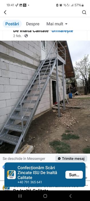 Vindem scări zincate