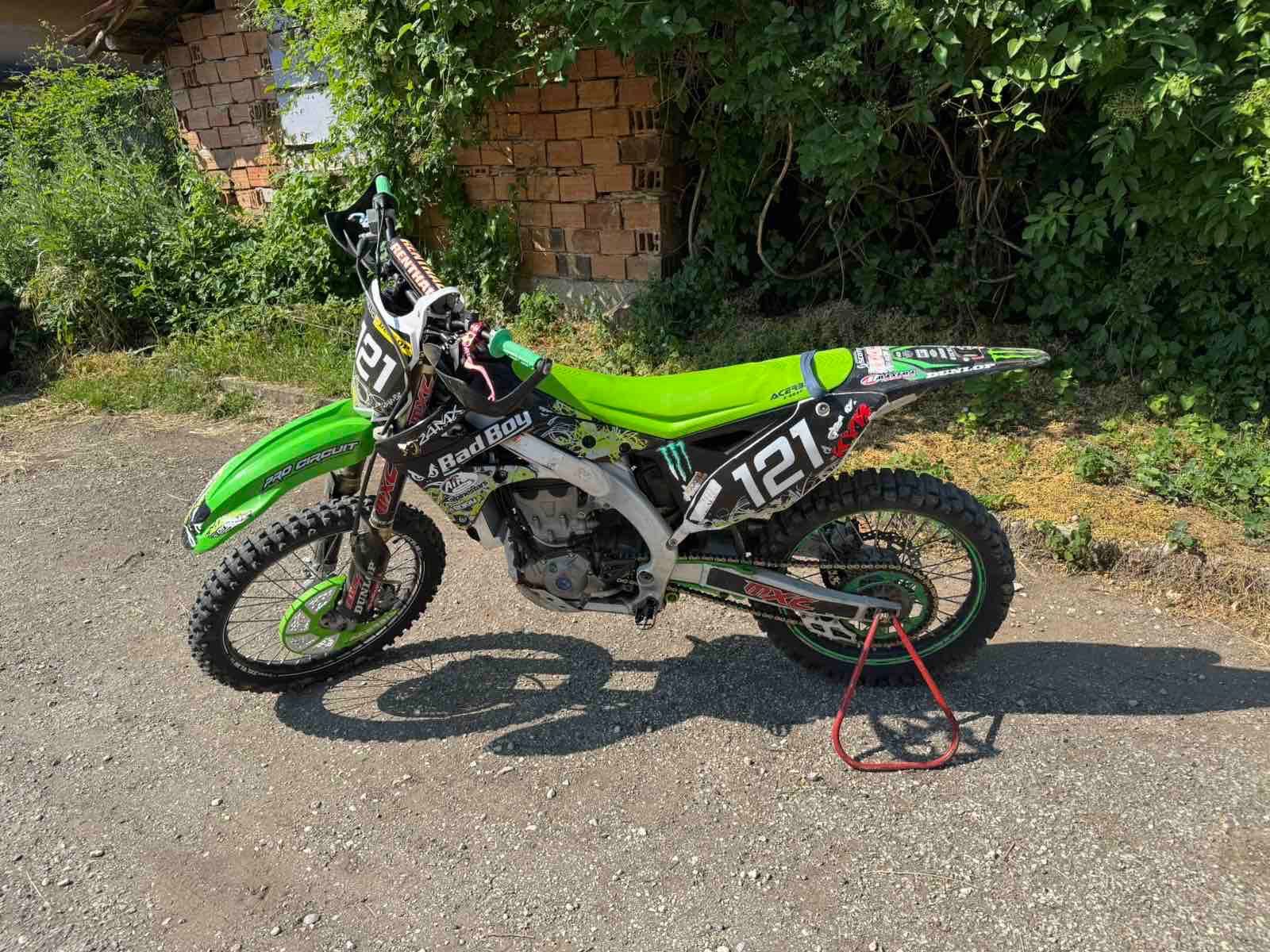 Кросов мотор Кавазаки 450 кубика