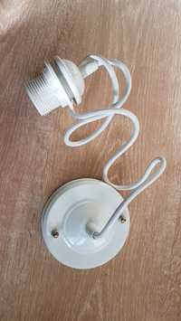 Cablu pendul 1 x E27 alb