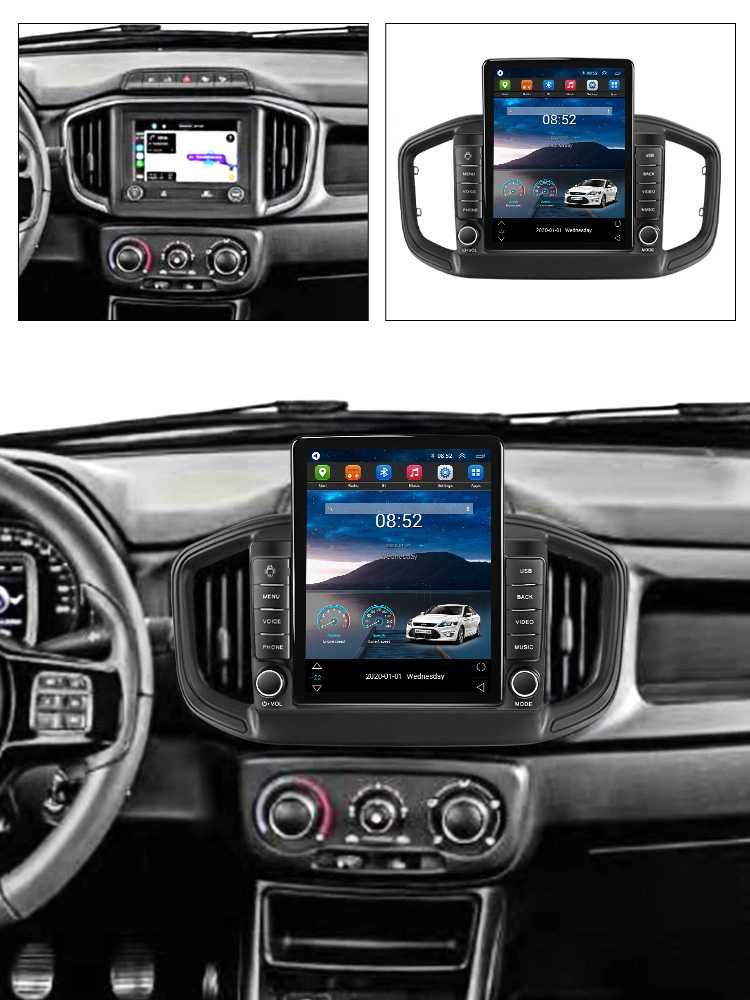 Navigatie Fiat Strada 2020-2021,Tesla Style, Android, 2+32GB ROM, 10"