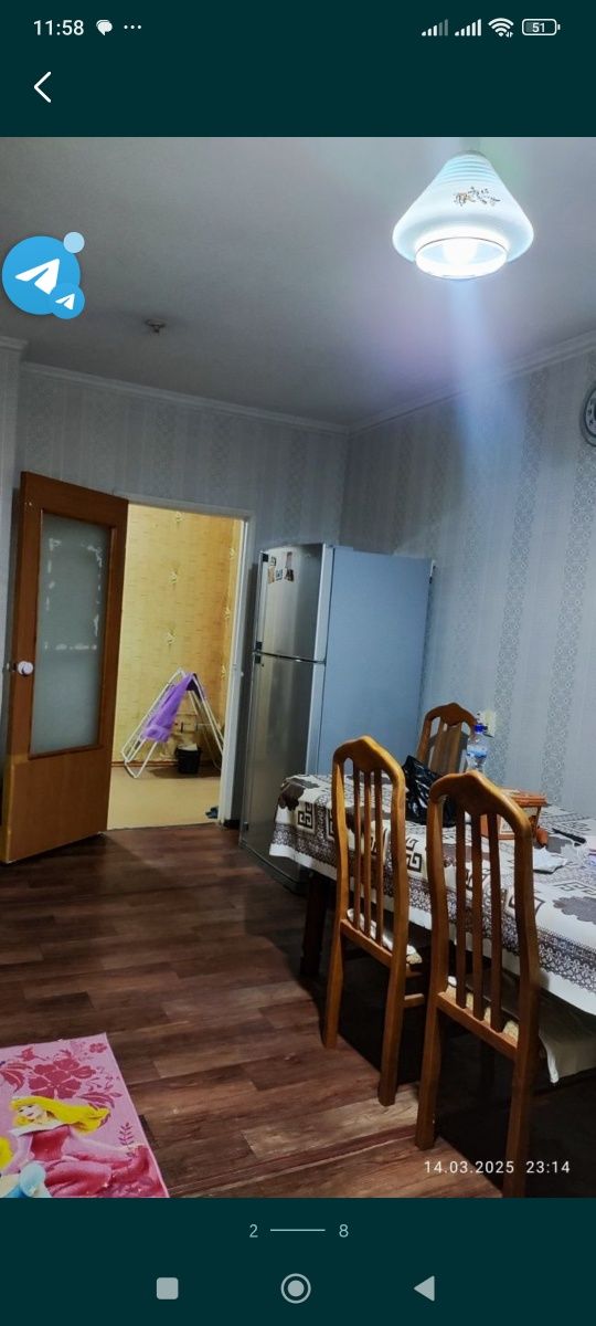Сдаётся на аренду квартира в сергили 8