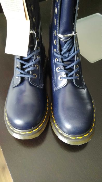 Dr Martens Док Мартенс много високи кожени кубинки с цип, номер 41