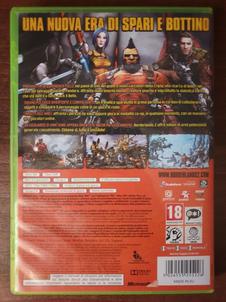 Borderlands 2 Xbox 360