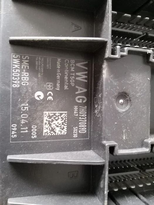 Modul calculator confort 1.2 tdi seat ibiza 6j 7h0937089d 5wk50398