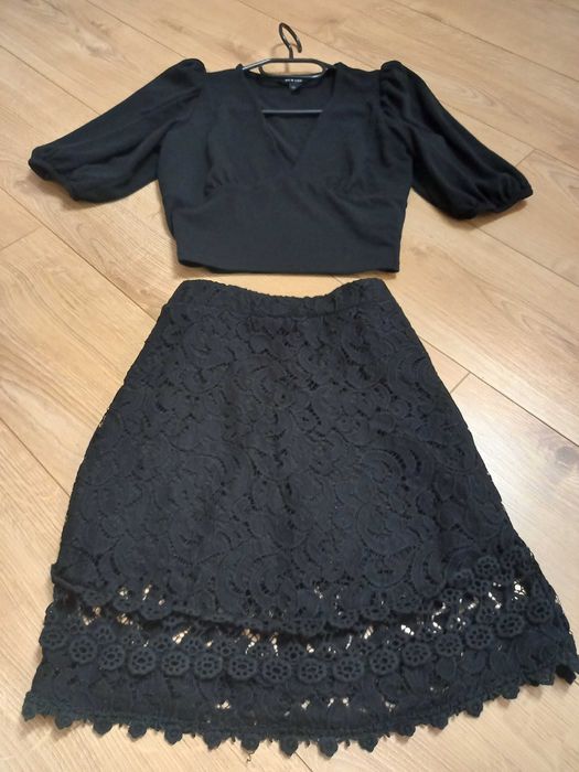 Set marime 38, fusta si top Zara