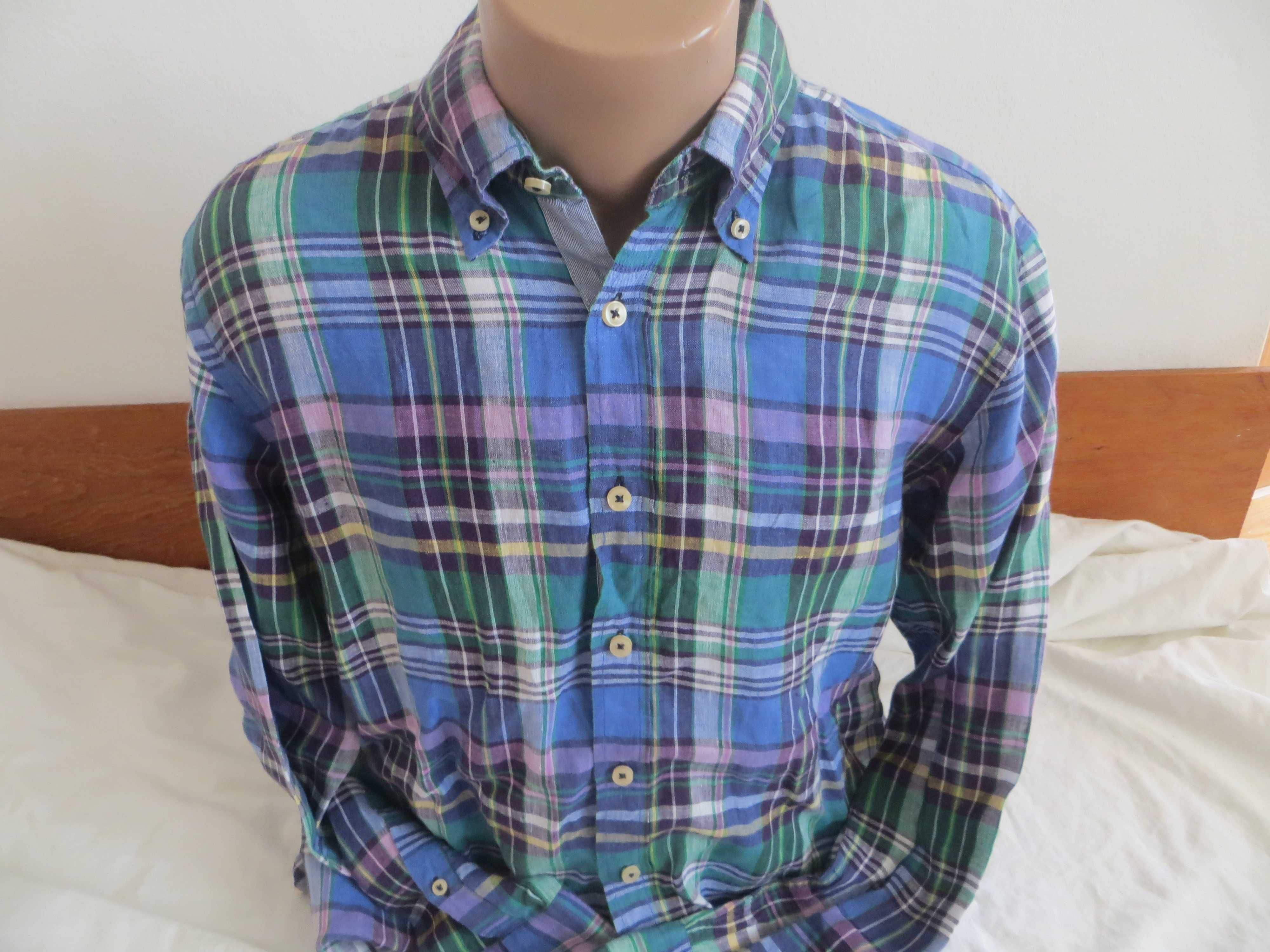 Мъжки ризи с дълъг ръкав от лен Dressmann, Uniqlo, WE, Zara,  Rewash