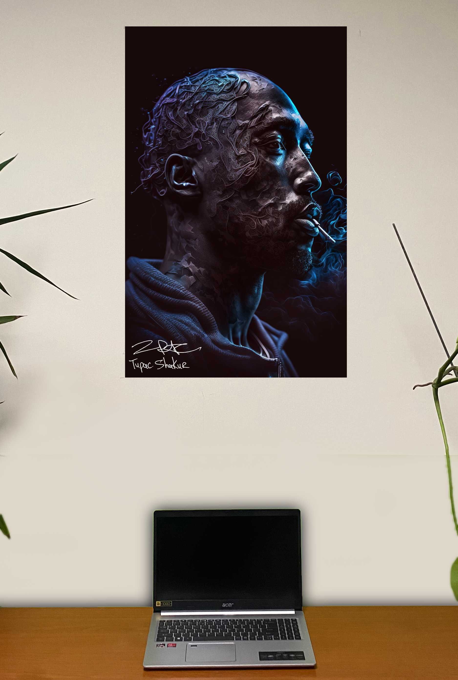 Poster cu artistul Tupac