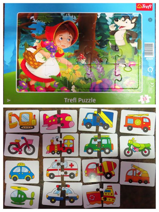 6 jucării, unele din lemn, îndemînare şi creativitate (2-3+ ani)