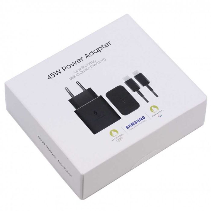Оригинално зарядно Samsung 45W за Galaxy S25 Ultra,S25+,S24 Ultra,S24+