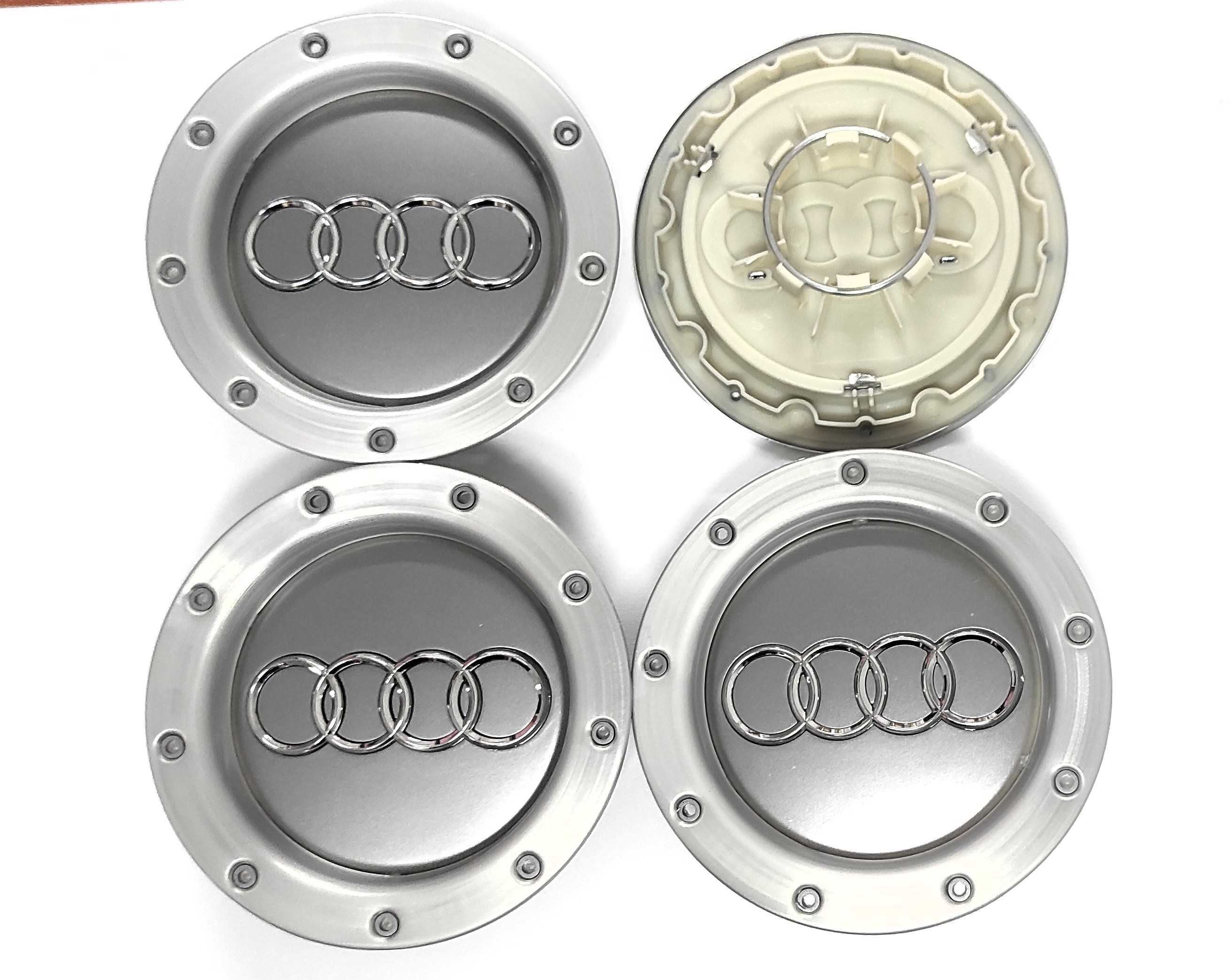 Капачки за АУДИ/AUDI - 146 мм. Цвят: сребрист, сив и черен