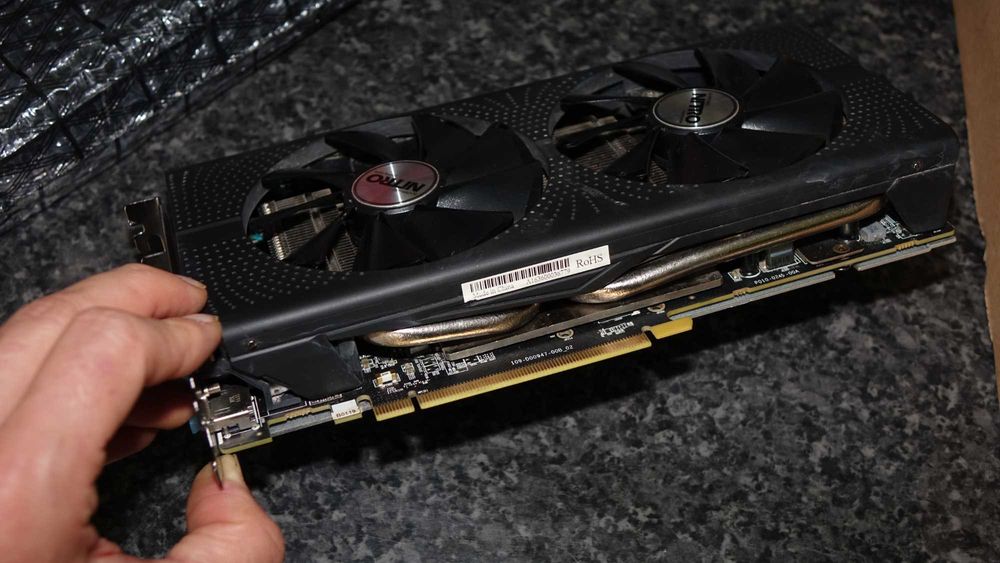 Placa video gaming Radeon RX480 OC Sapphire Nitro+ cu 8 Gb GDDR5
