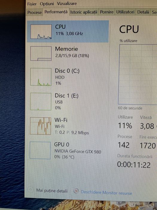 Pc Gaming Acer, Ryzen 5, 16gb ram, 1 tera, GTX 980, wifi