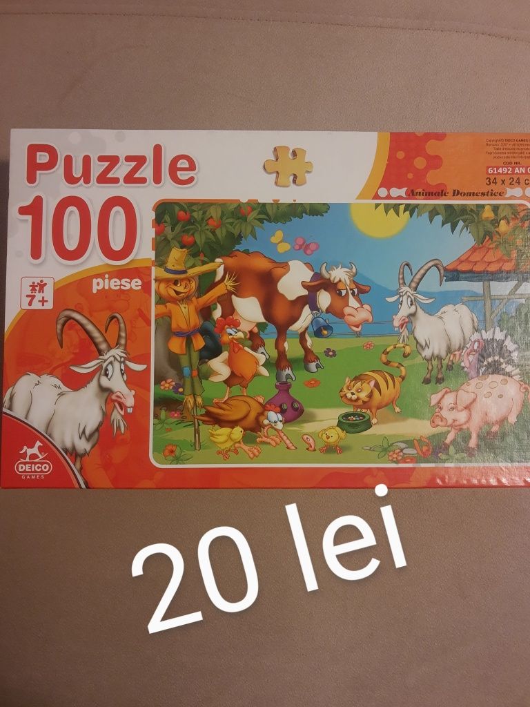 Jocuri și puzzle diverse 4-8 ani