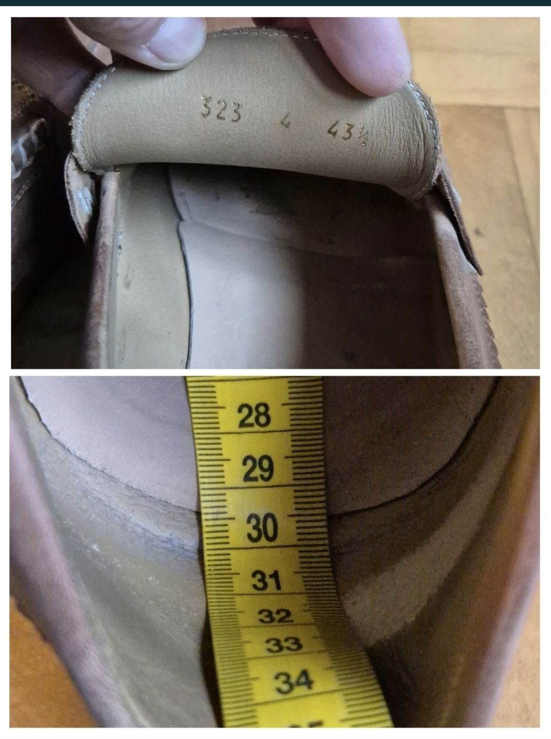 Pantofi / Mocasini Griffi's, Piele naturală + Vibram - 43,5 / 44