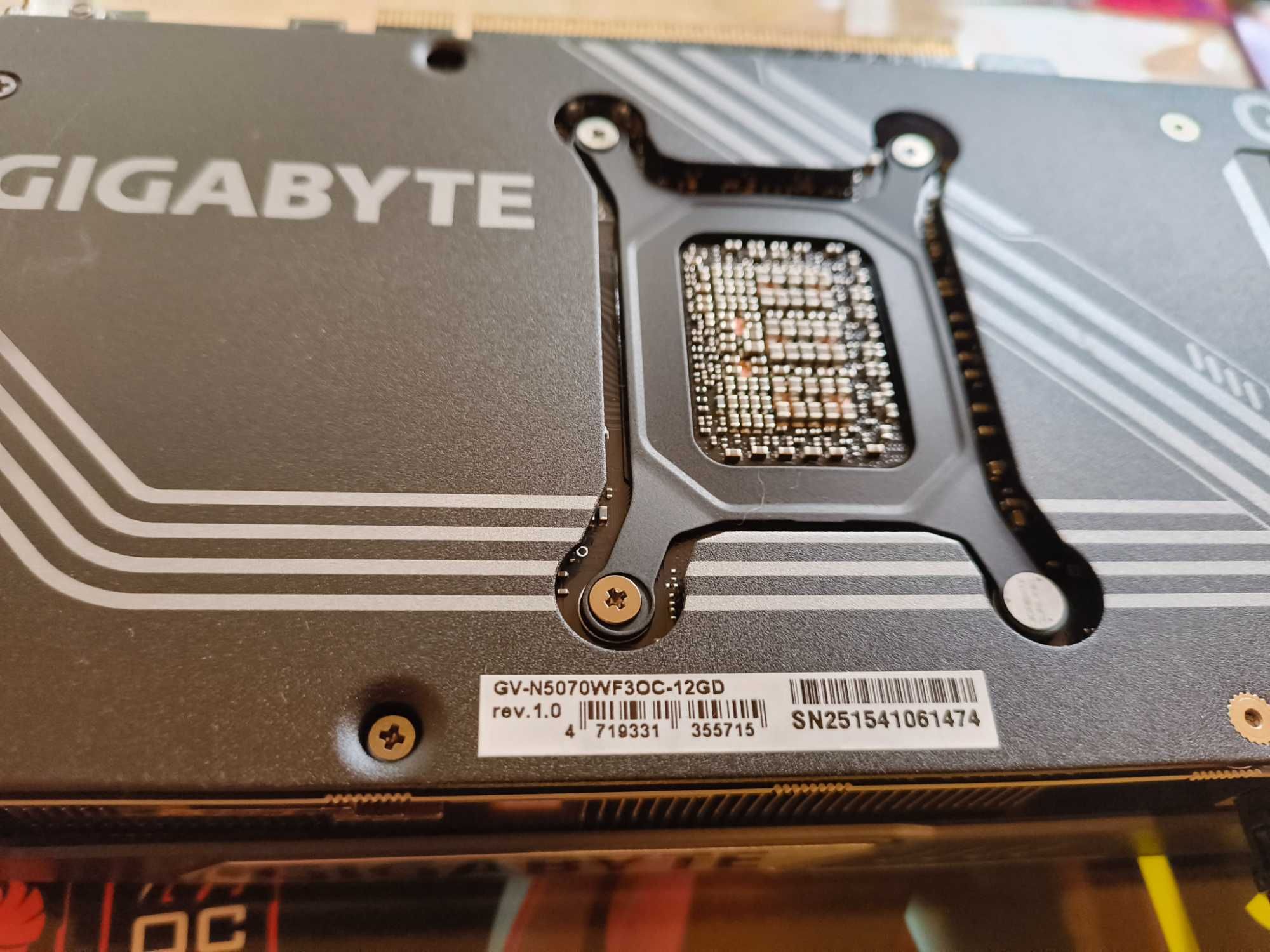 GIGABYTE RTX 5070 WindForce OC SFF 12gb GDDR7 Гаранция