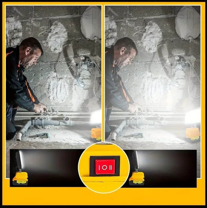 Reflector LED , 90W Super puternic Pe baterie D