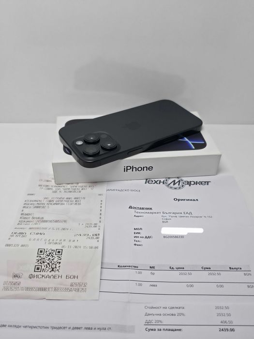 iPhone 16 Pro 128GB Titanium Black