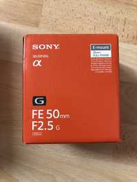 Sony 50mm Obiectiv Foto Mirrorless F2.5 G E-mount