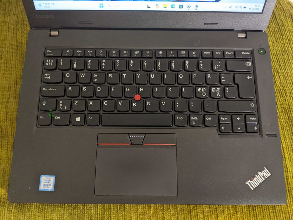 Lenovo ThinkPad L470, intel core i3-7100U, 8GB DDR4, 240 GB SSD