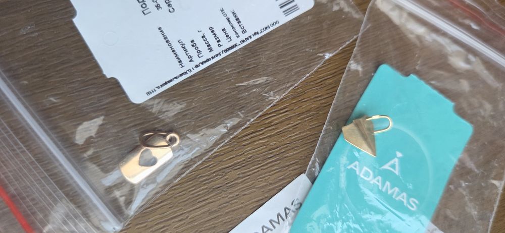 Кулоны adamas позолота