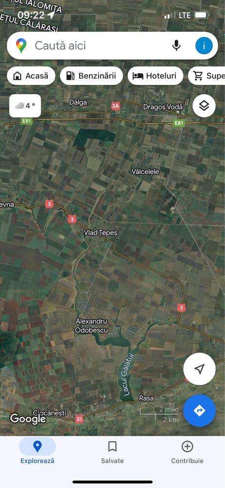 Teren agricol  de vanzare Vlad Tepes Calarasi