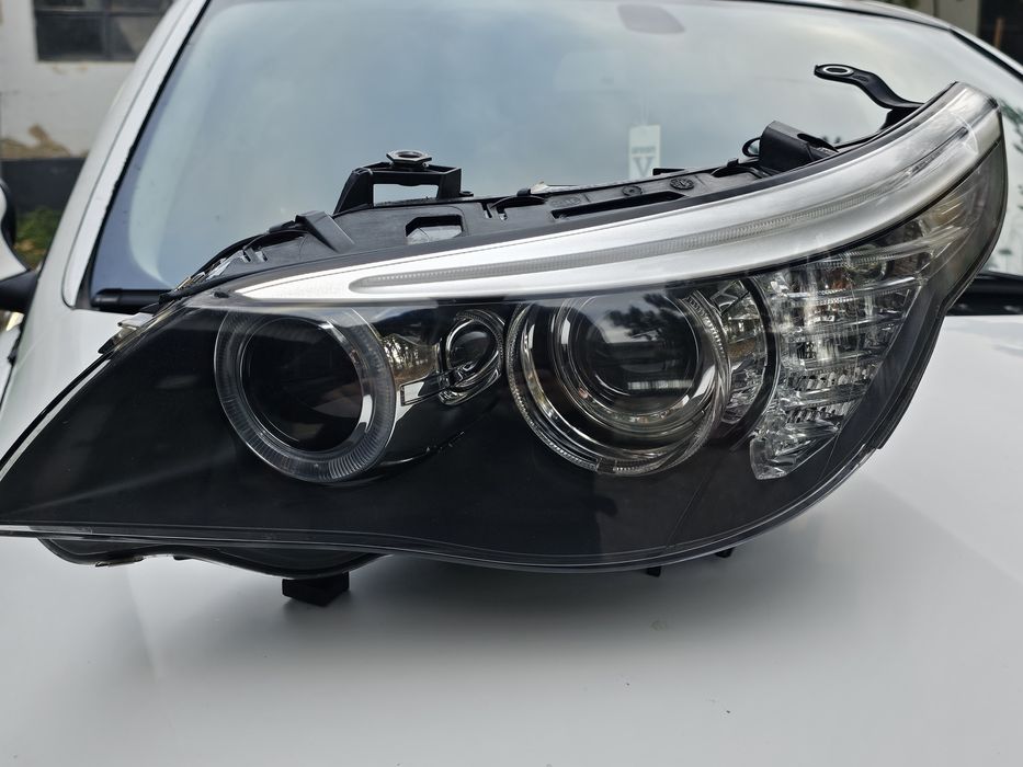Ляв фар бмв е60 е61 фейслифт facelift xenon bixenon 535d 530d bmw