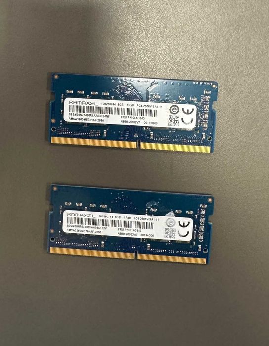 16 GB DDR4 - Ramaxel RMSA3260ME78HAF-2666, 2666 MHz (2 buc.  8 GB)