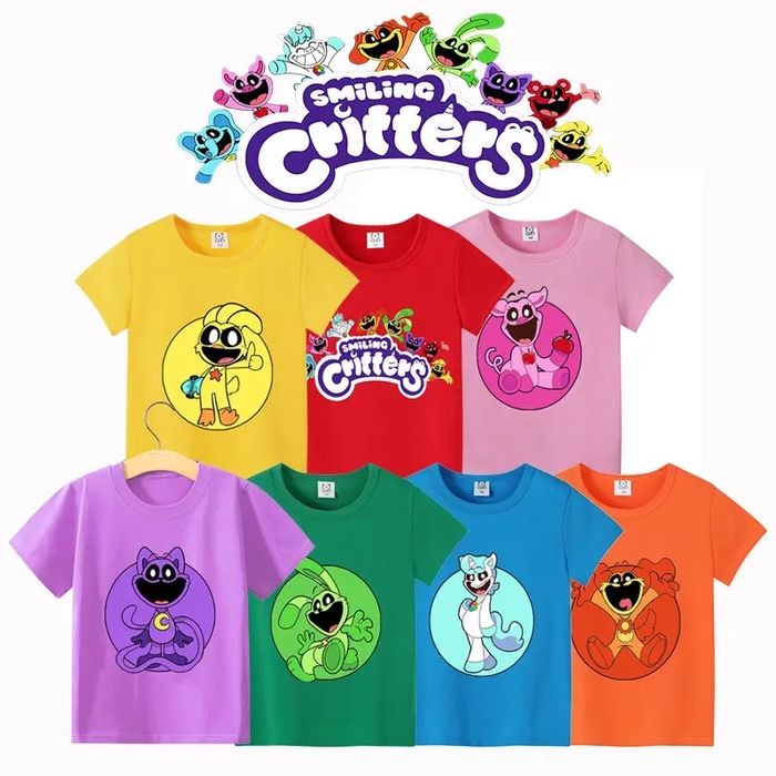 Tricou copii diverse modele, Smiling Critters, Creaturi zambitoare