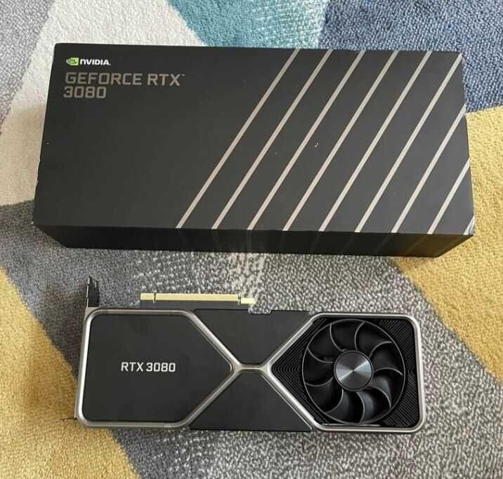 placa video RTX 3080 founders edition ,puternica cat un rtx 4070ti