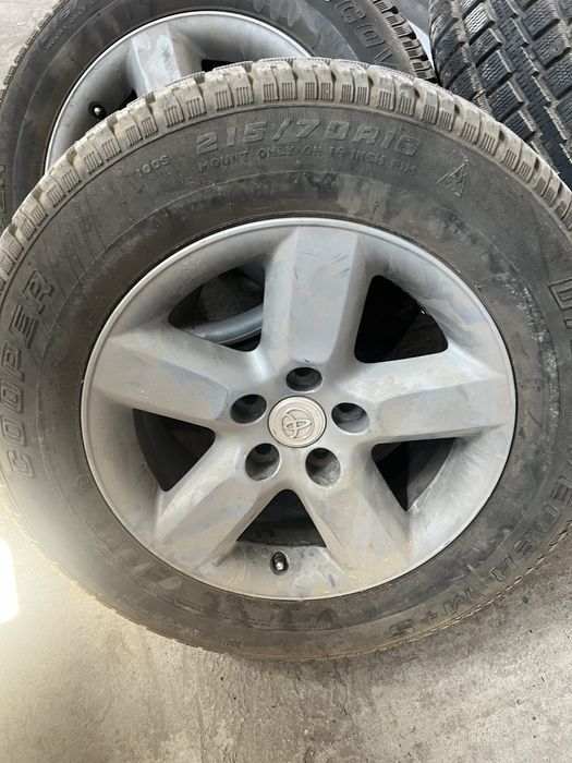 Set jante aliaj 16” cu anvelope 215/70 R16 Cooper M+S