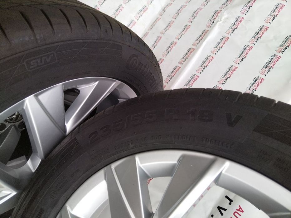 Jante + Anvelope VW 235/55/R18 Dot 3319