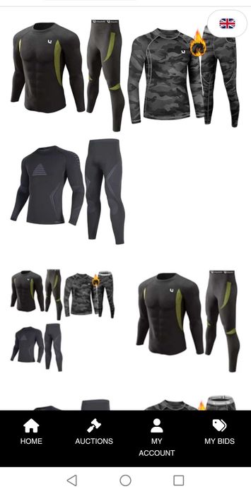 Мъжки комплект термобельо