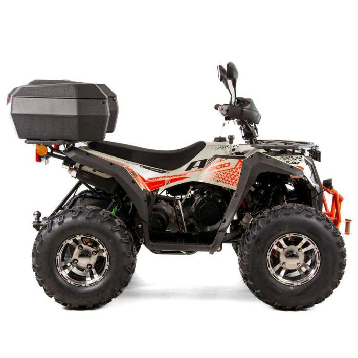 ATV Asix Magnum 200cc, roti 10 inch,inregistrabil T3B,alb/portocaliu